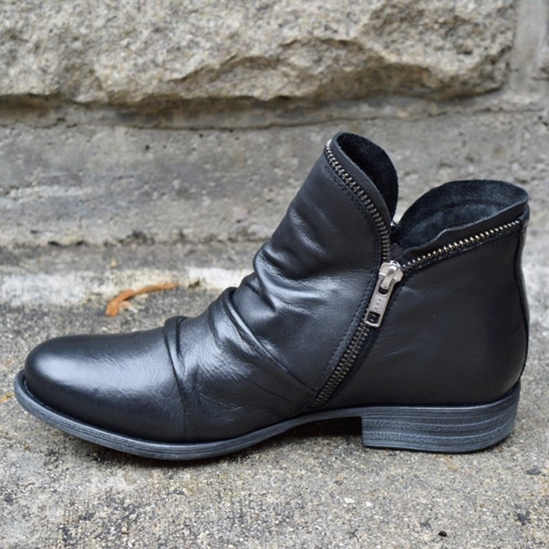Vianne - Bottes En Cuir Élégantes