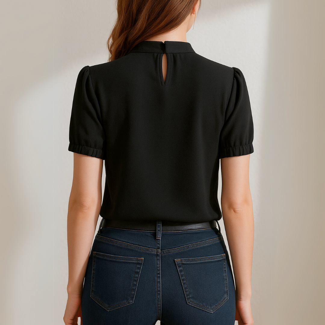 Inge - Blouse Plissée Élégante