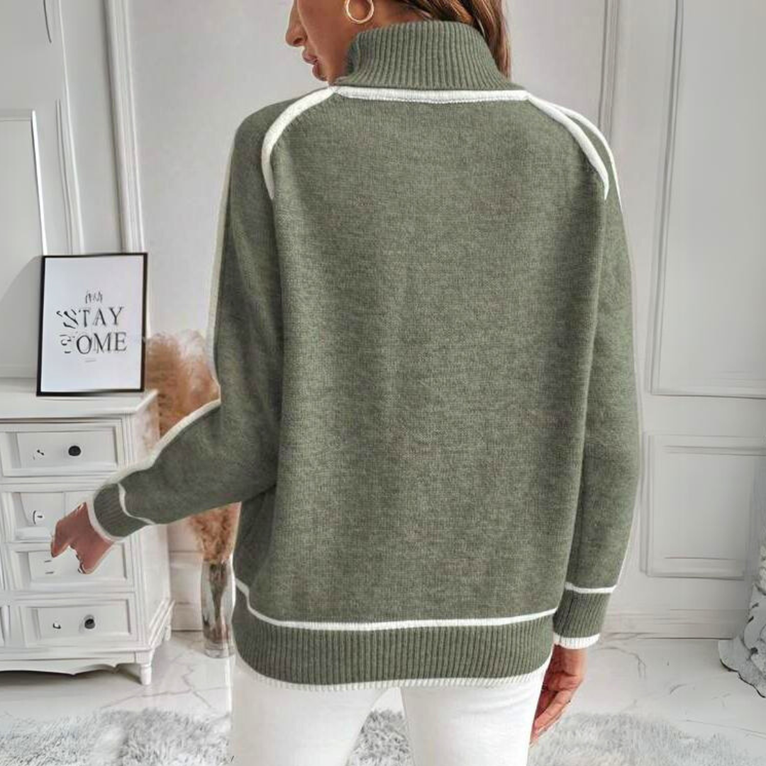 Kaylee - Pull Roulé Élégant
