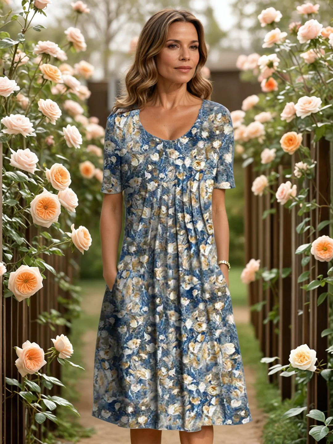 Olivia - Robe Élégante Décontractée