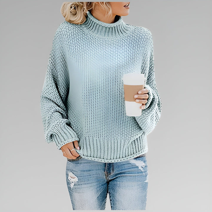 Amy - Pull Roulé Contemporain et Chaud