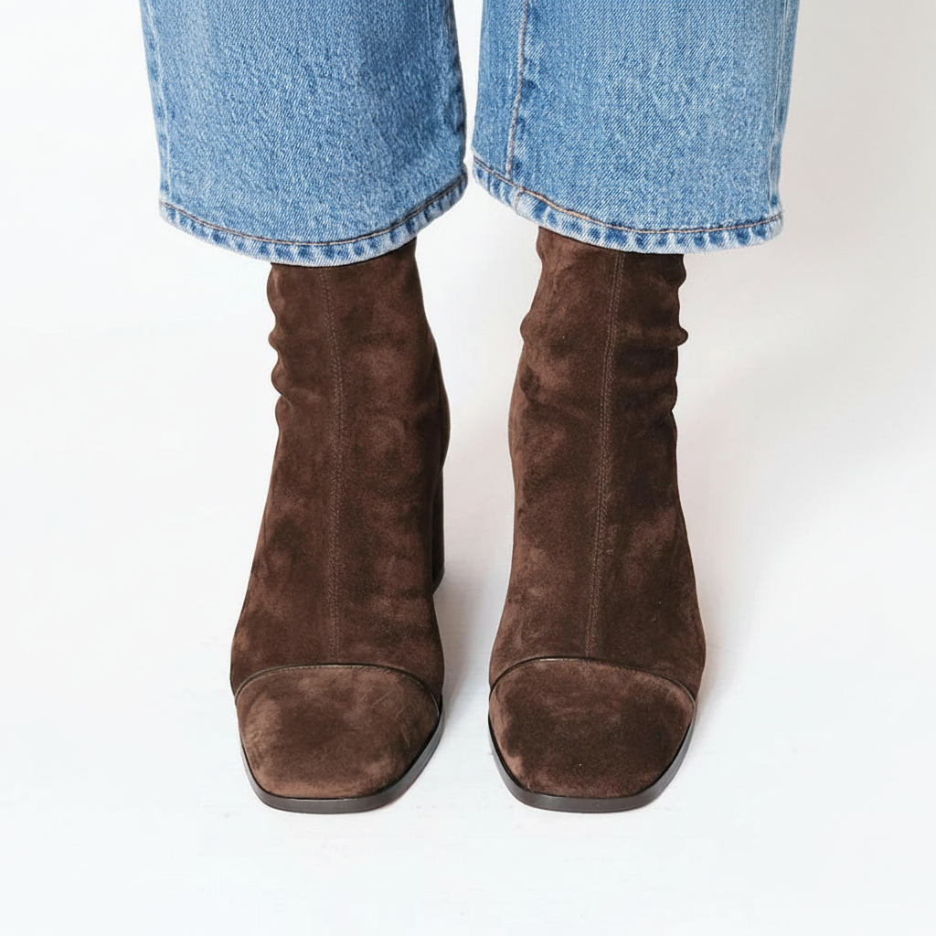 Lily - Bottines Élégantes en Suède