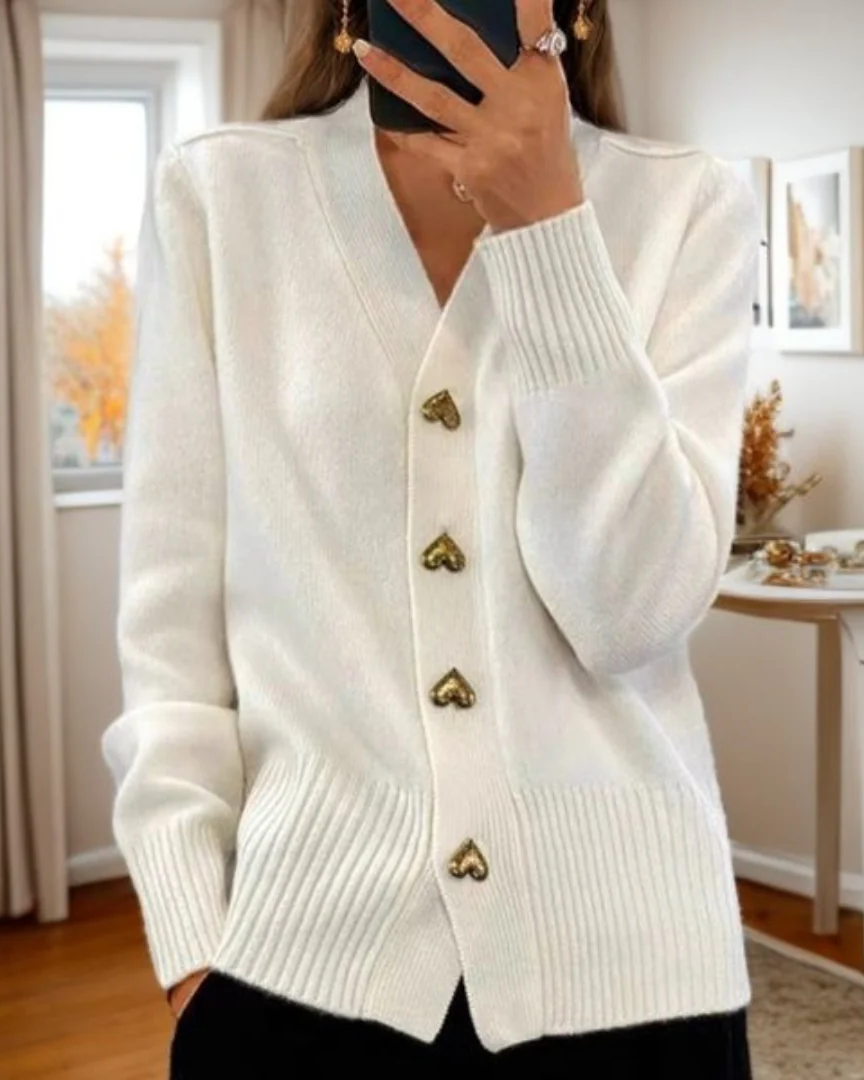 Dina - Cardigan Élégant Romantique