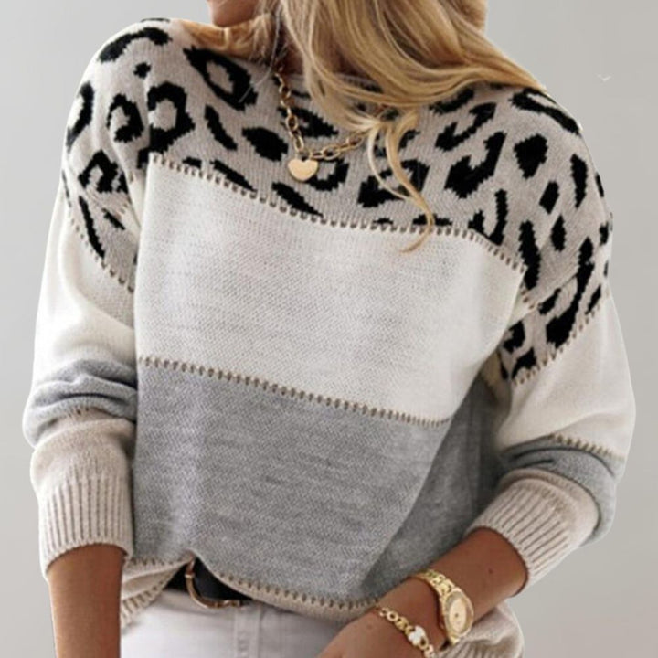 Pascaline - Sweat Imprimé Panthère Chic
