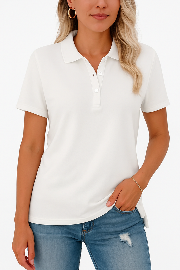 Julia - Chemise Polo Respirante au Style Élégant