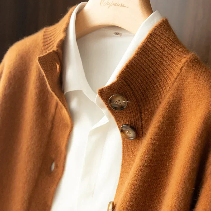 Arlina - Élégant Cardigan en Mérinos
