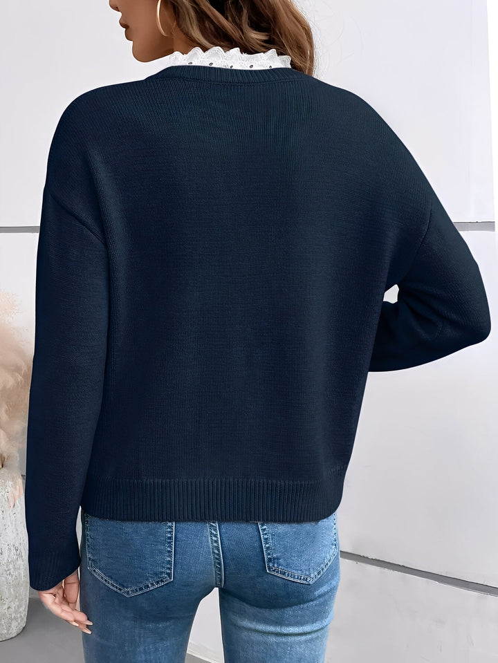 Vera - Élégante Blouse En Dentelle
