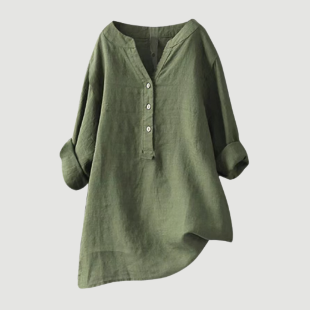 Freja - Chemise légère et confortable avec boutons