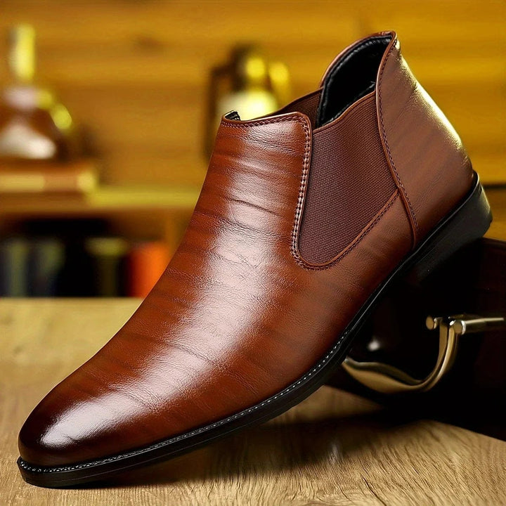Simon - Bottines En Cuir Élégantes