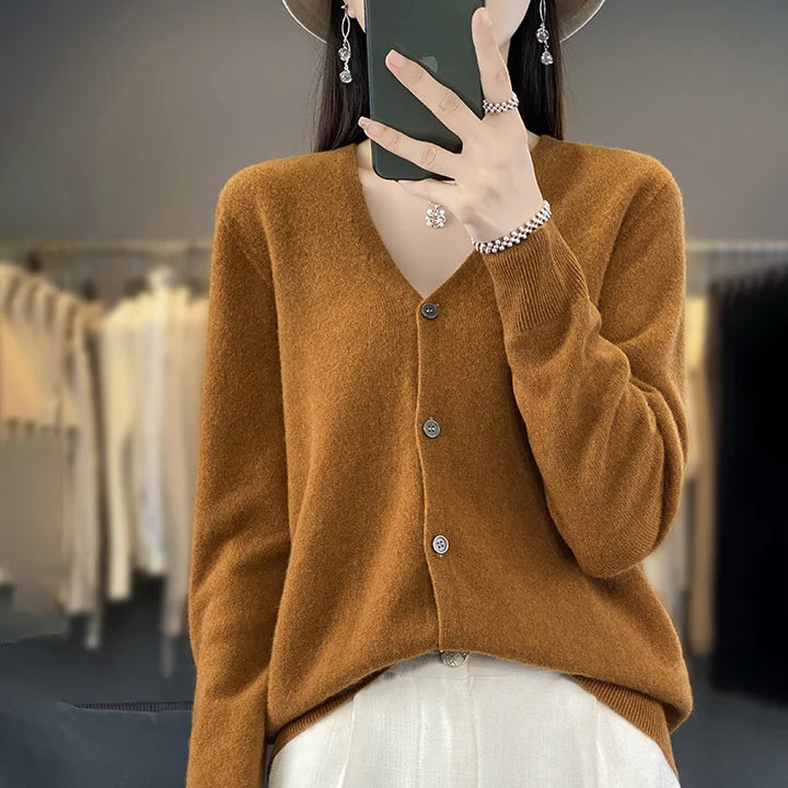 Odessia - Cardigan Cachemire Élégant