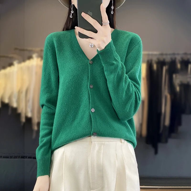 Odessia - Cardigan Cachemire Élégant