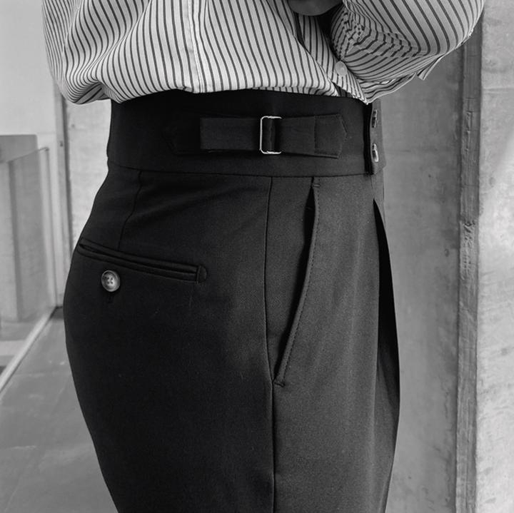 Edward - Pantalons Taille Haute Élégants