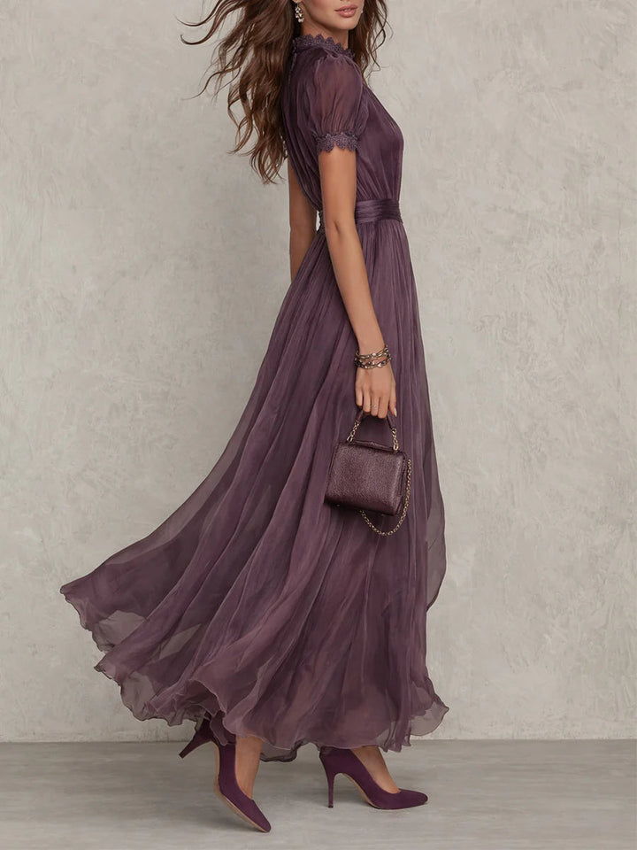Flavia - Élégante Robe Maxi Violette