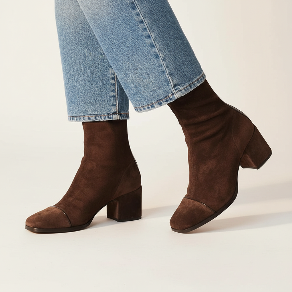 Lily - Bottines Élégantes en Suède