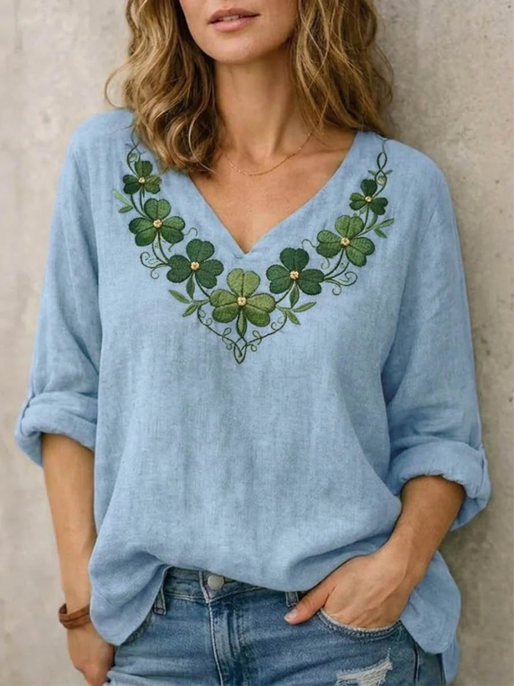 Sara - Blouse Élégante Quotidienne