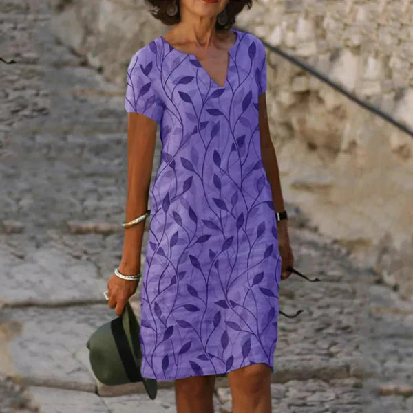 Gianna - Élégante Robe D'Été Botanique