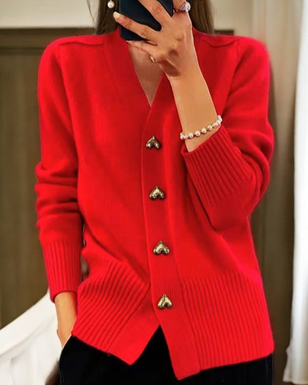 Dina - Cardigan Élégant Romantique